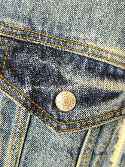 Classic Mid-Wash Sherpa Denim Jacket – GAP Denim