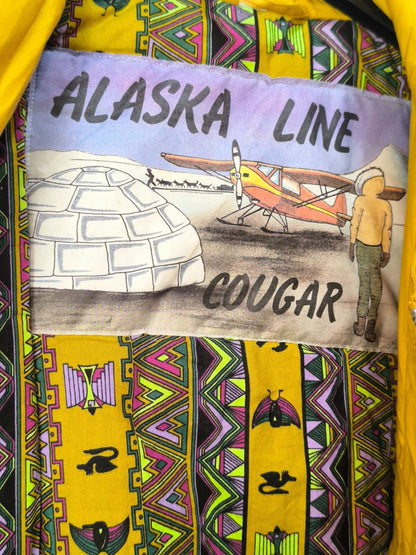 Vintage Alaska Line “Cougar” Expedition Jacket – Mustard Cotton, Late 80s