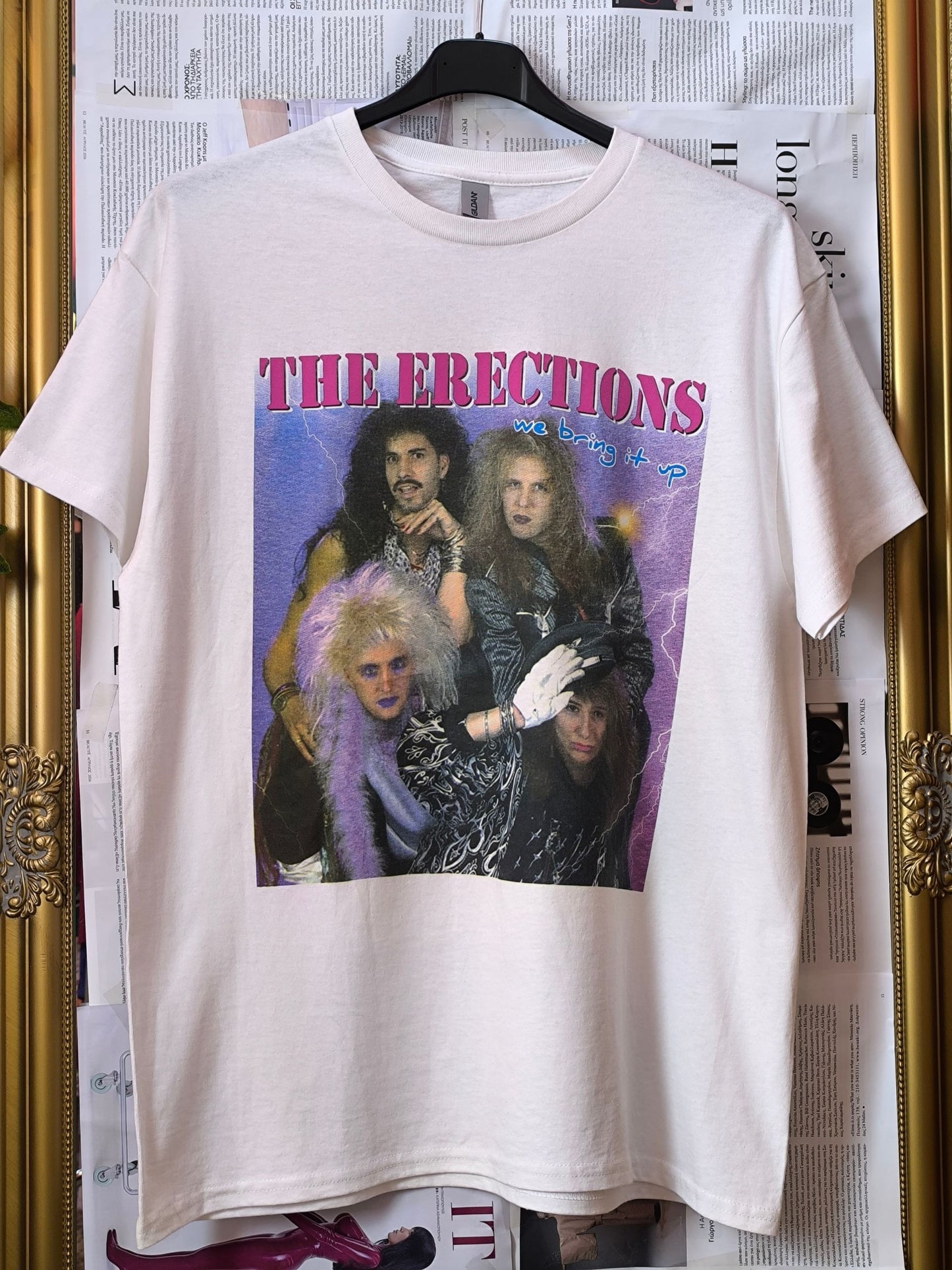 The Erections “We Bring It Up” Band Graphic T-Shirt