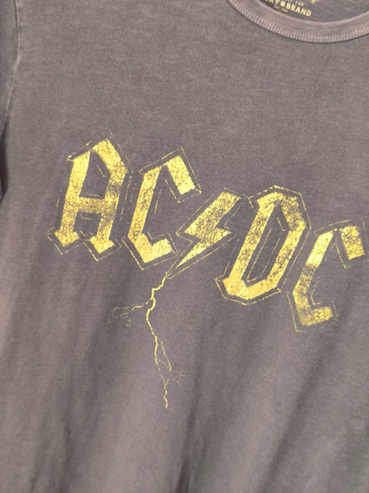 AC/DC x Lucky Brand Band T-Shirt – Washed Grey / Size S