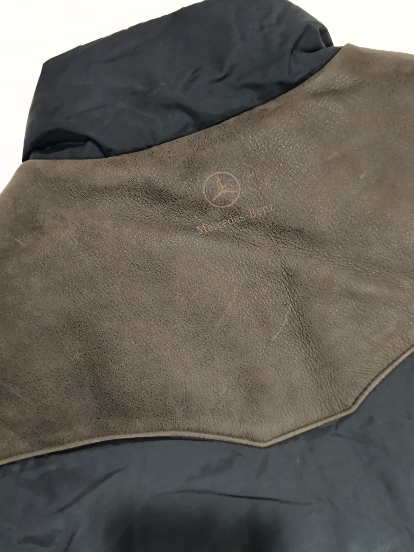 Mercedes-Benz Vintage Down & Leather Puffer Gilet