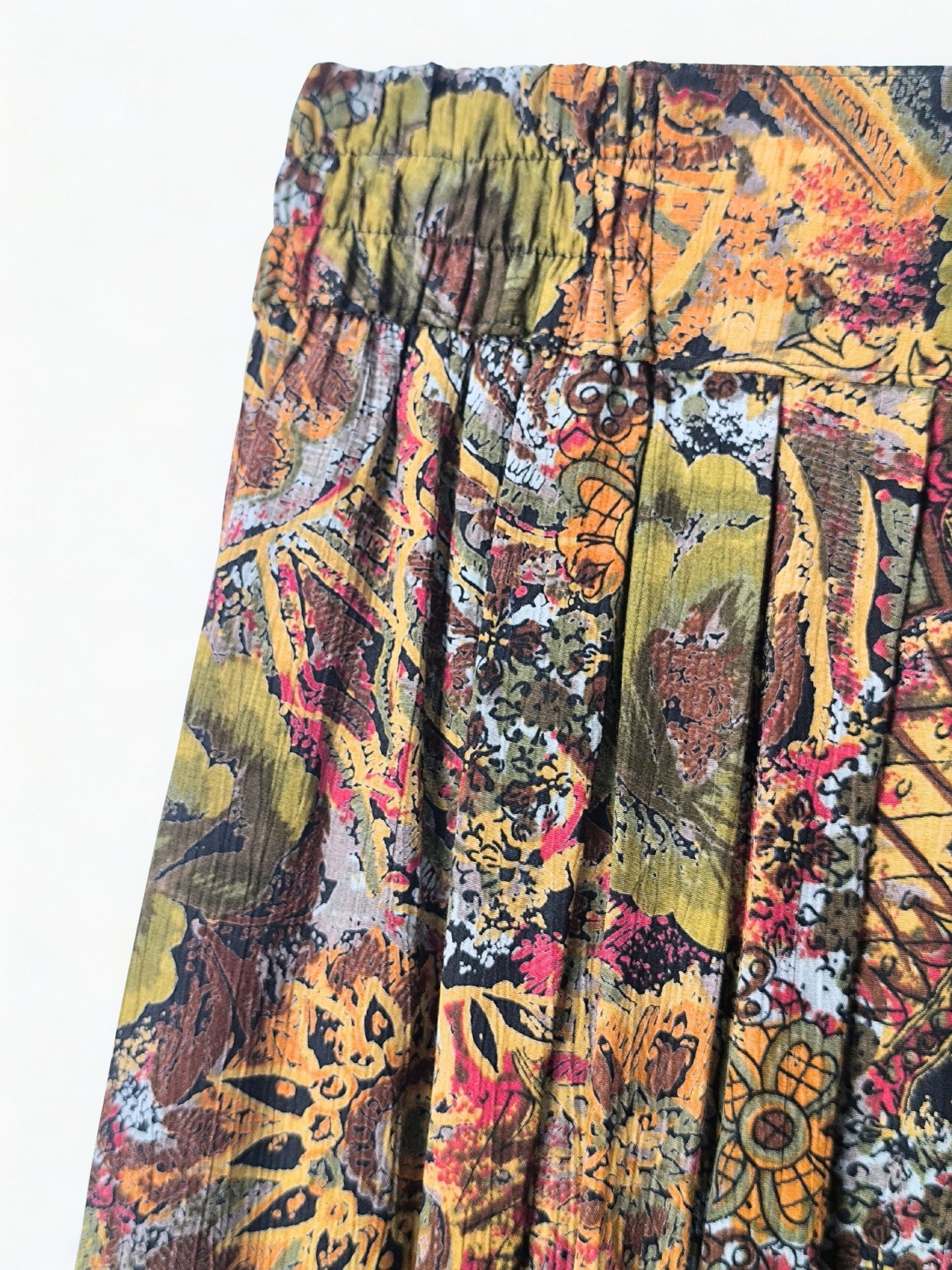 Vintage Pleated Midi Skirt – Made in West Germany