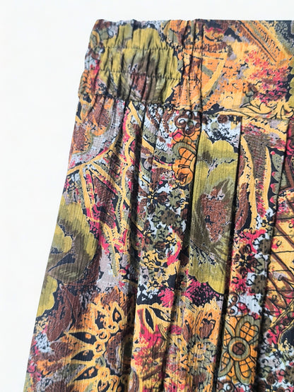 Vintage Pleated Midi Skirt – Made in West Germany