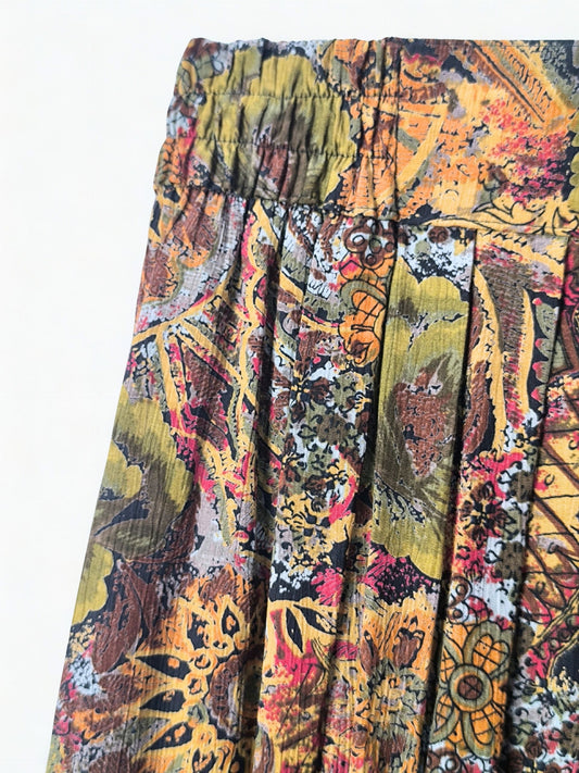 Vintage Pleated Midi Skirt – Made in West Germany