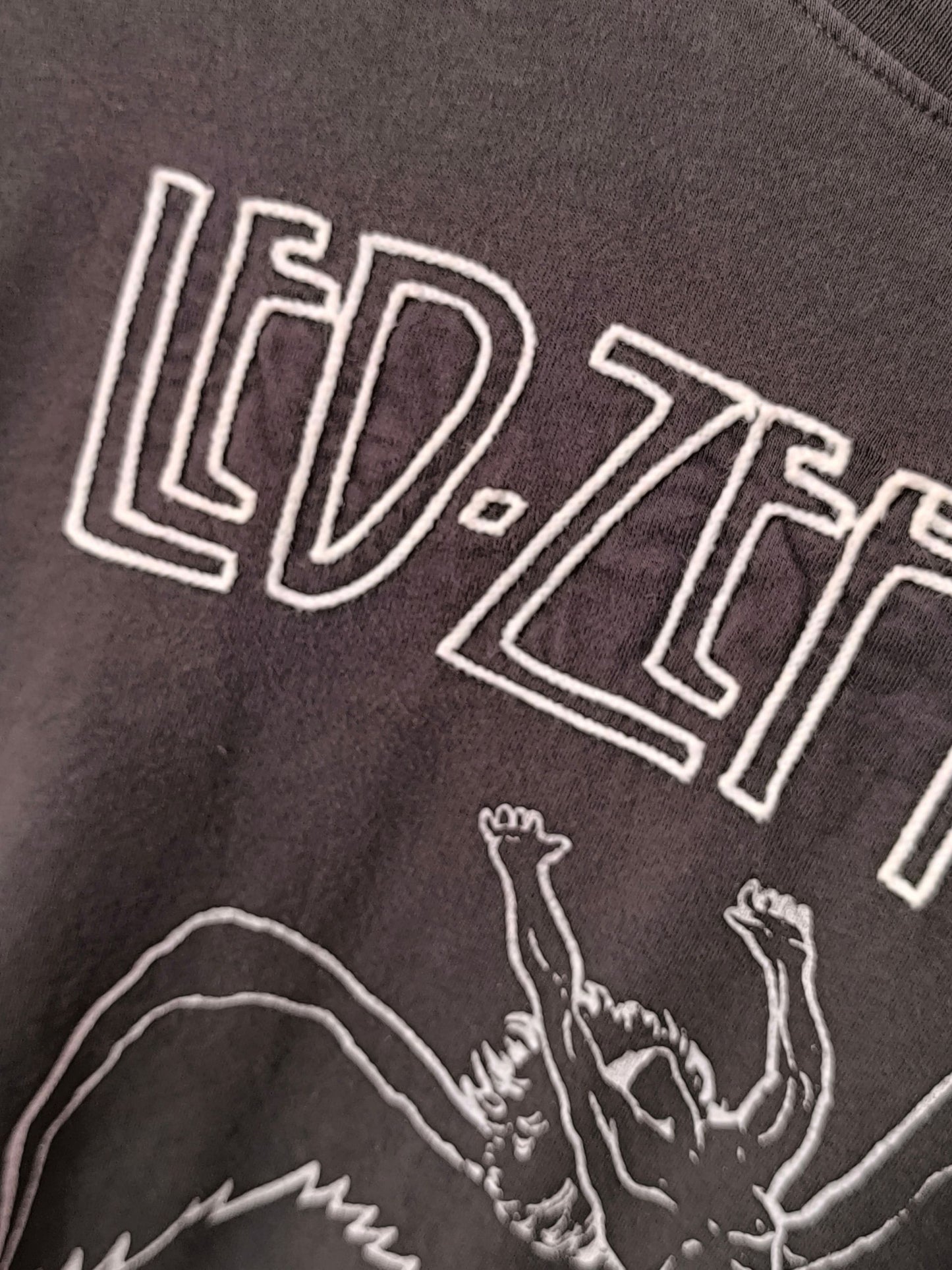 American Eagle x Led Zeppelin Graphic T-Shirt — Charcoal Grey