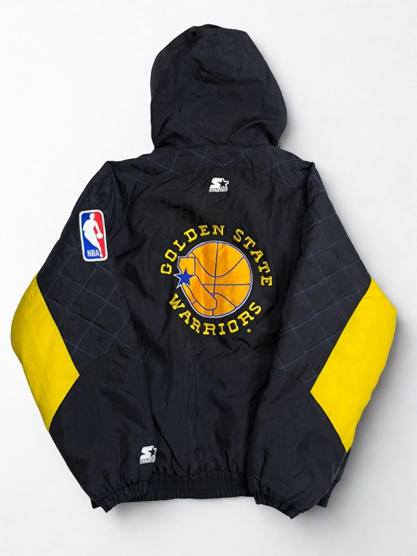 Vintage Starter x Golden State Warriors NBA Puffer Jacket (1990s)