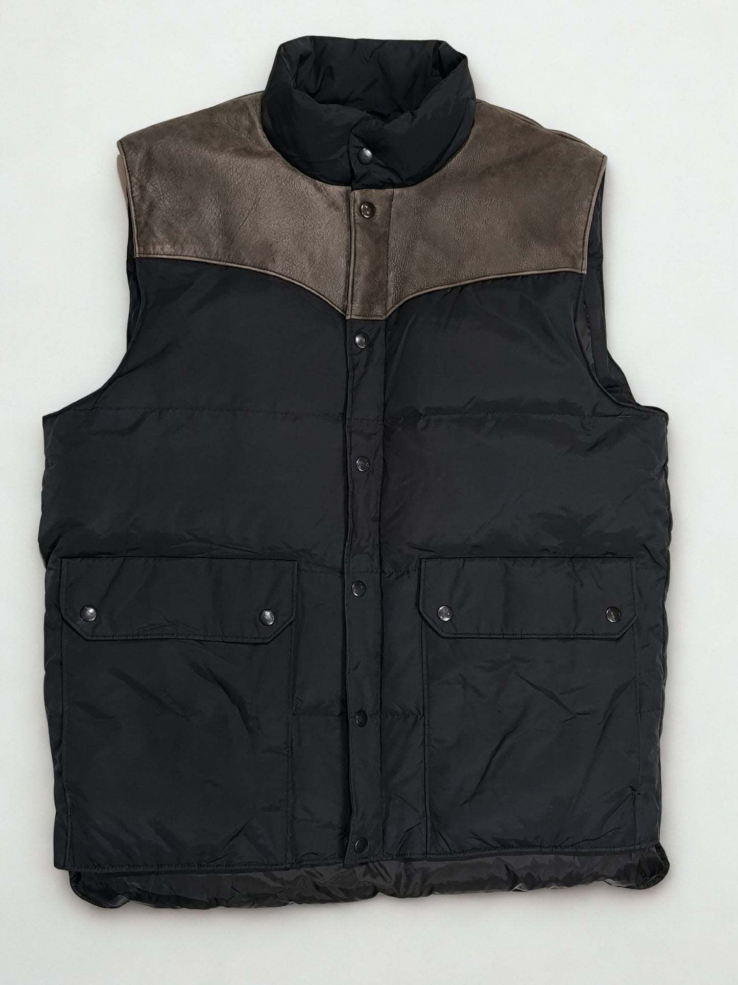 Mercedes-Benz Vintage Down & Leather Puffer Gilet