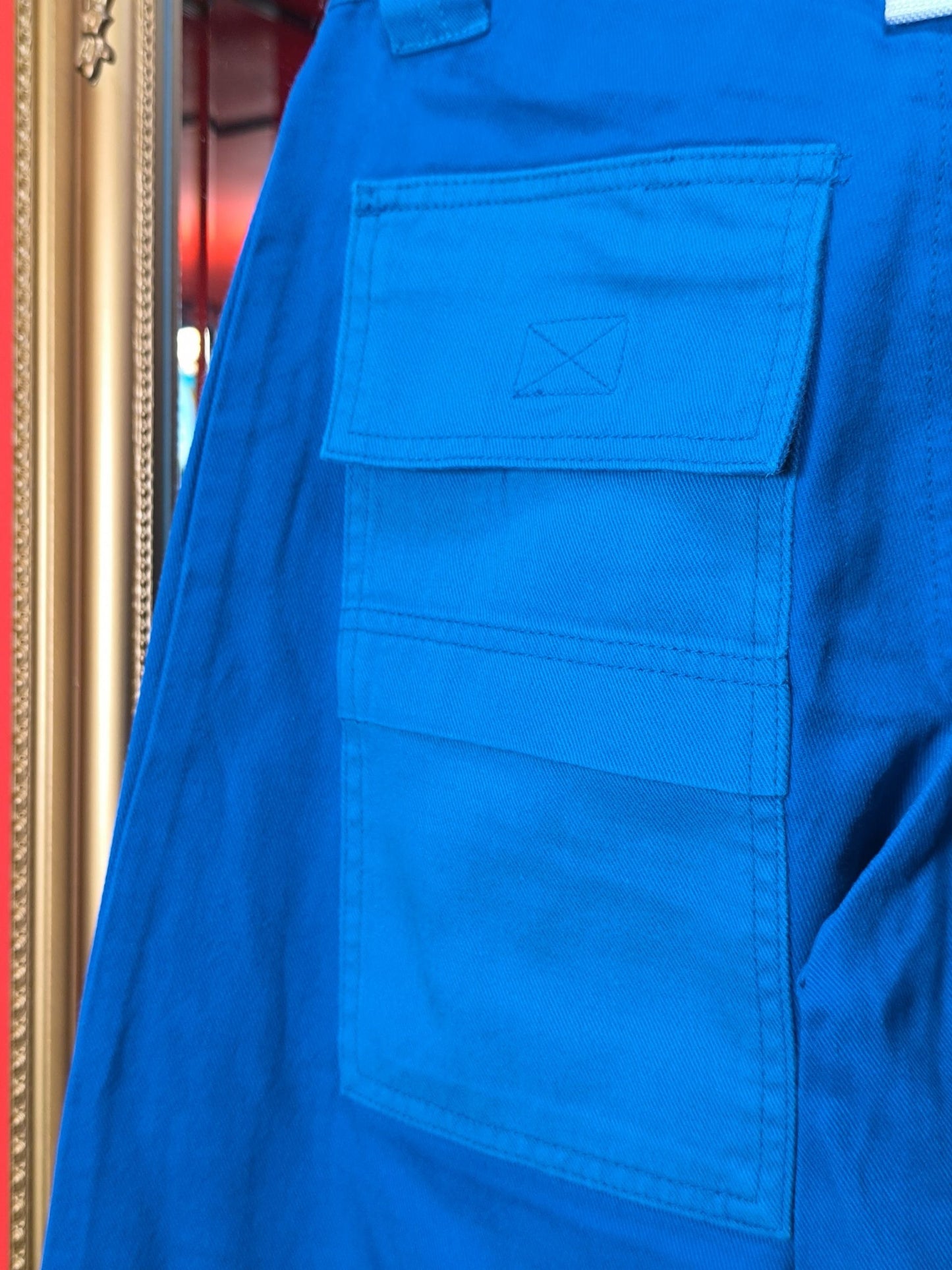 Deadstock Stuka Blue Wide Leg Baggy Pants – 90s–Early 2000s Original Skate Streetwear