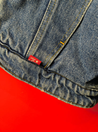 Per Plex Try Vintage Sherpa Denim Jacket