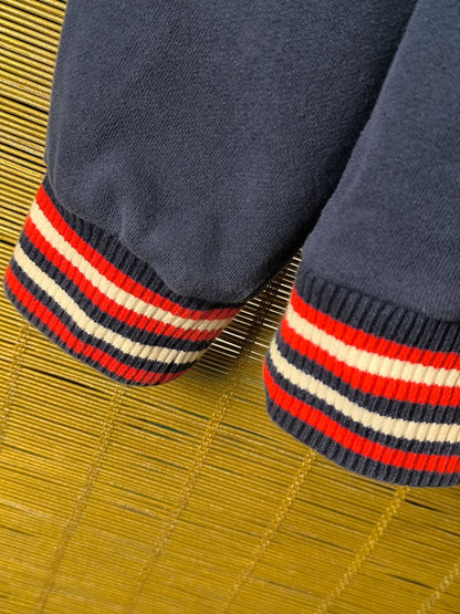 Ellesse Navy Sweatshirt – Retro Revival Logo & Striped Hems (2010s)