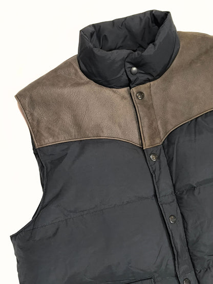 Mercedes-Benz Vintage Down & Leather Puffer Gilet