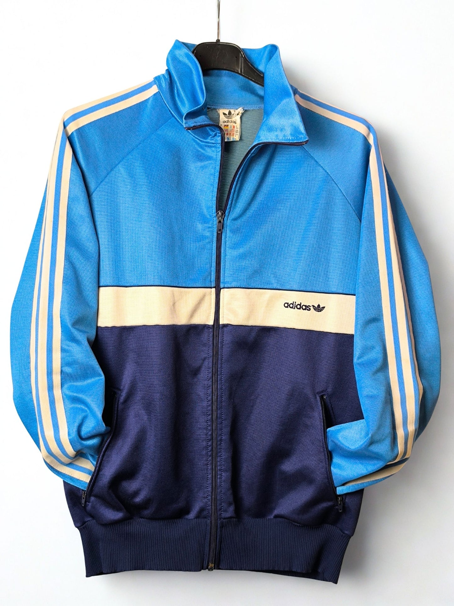 Adidas Trefoil Track Jacket – Late 70s West Germany | Slim Fit Retro Rarity