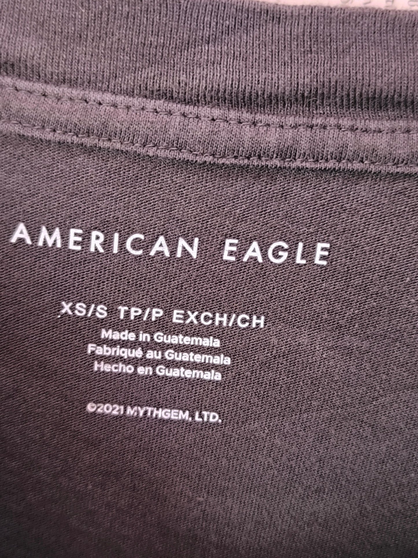 American Eagle x Led Zeppelin Graphic T-Shirt — Charcoal Grey