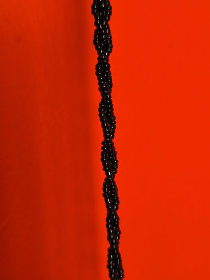 Black Beaded Evening Bag - Late 90s–Early 2000s