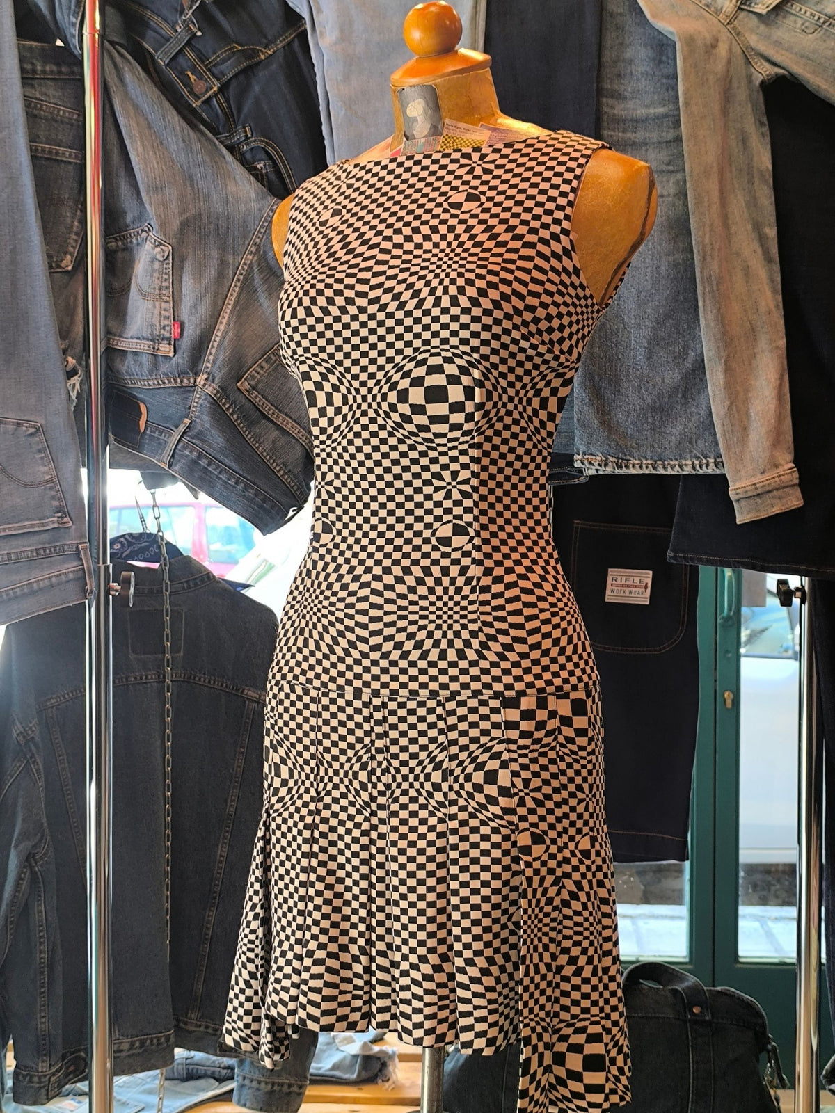 Flavio Castellani Op-Art Dress