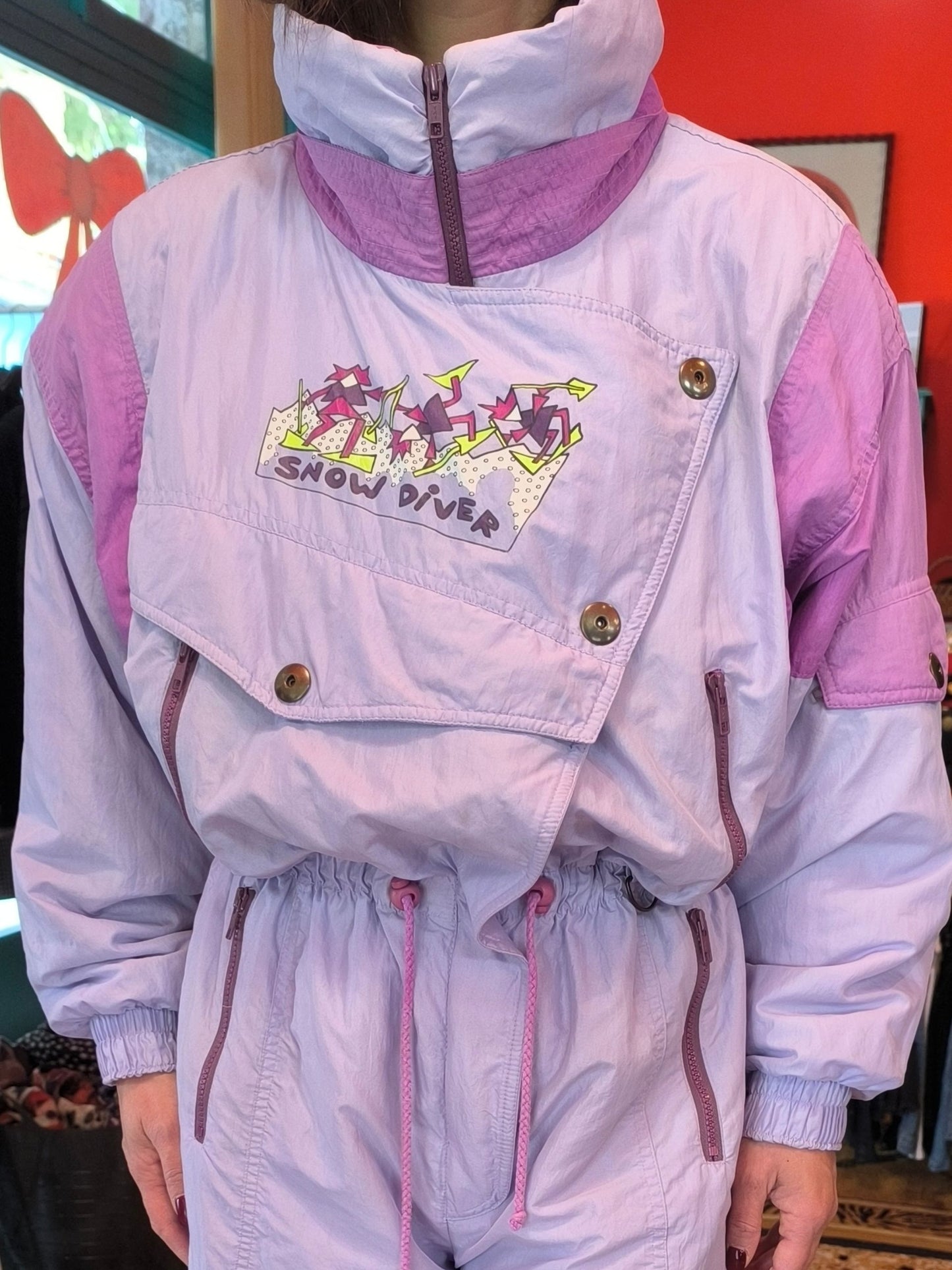 Golden Team "Silver Wings" Vintage Ski & Snowboard Suit