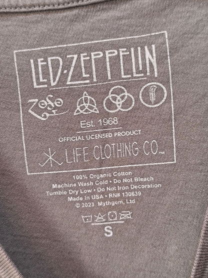 Led Zeppelin “Central Park 1974” Cropped Band T-Shirt