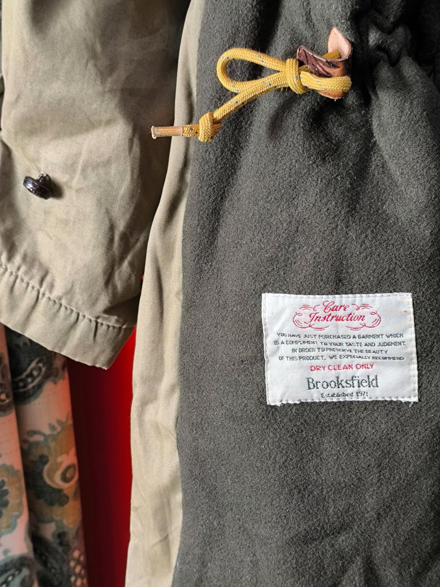 Unisex Brooksfield Sportive Made in Italy Vintage Parka Jacket