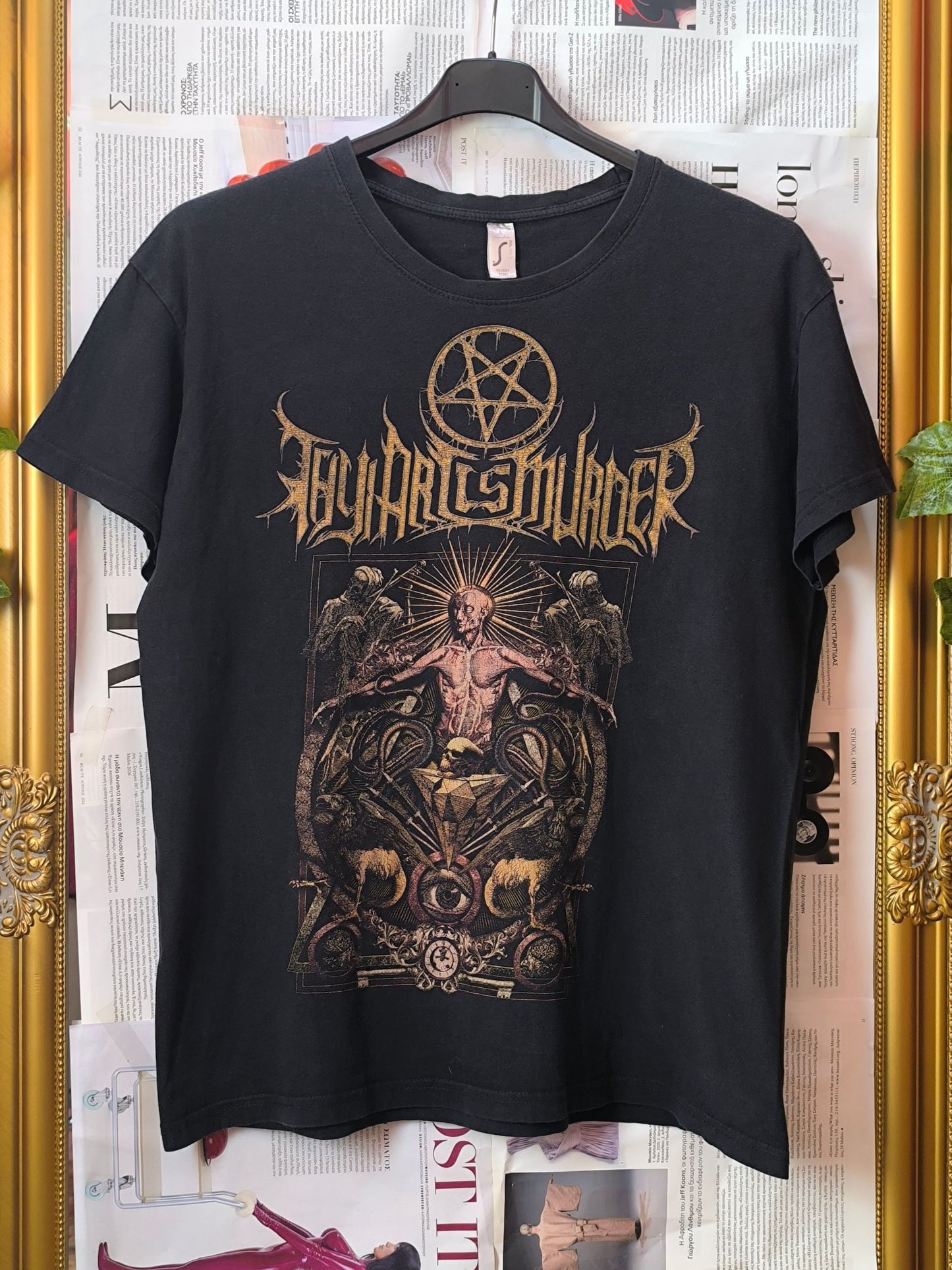 Thy Art Is Murder Graphic Band T-Shirt — Black Deathcore Tee