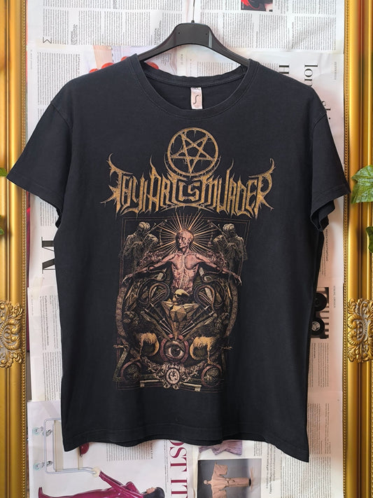 Thy Art Is Murder Graphic Band T-Shirt — Black Deathcore Tee