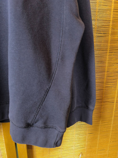 Nike 2000s Vintage Navy Blue Center Swoosh Crewneck Sweatshirt