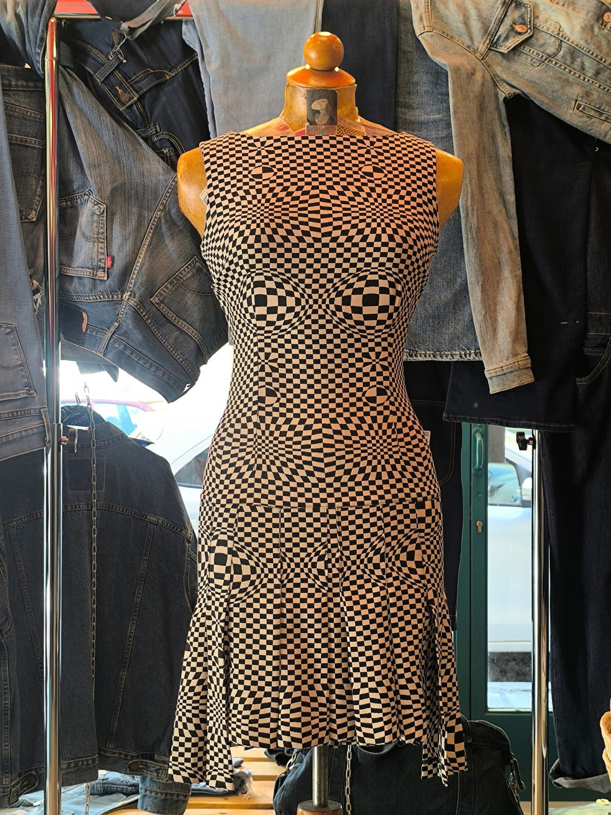 Flavio Castellani Op-Art Dress