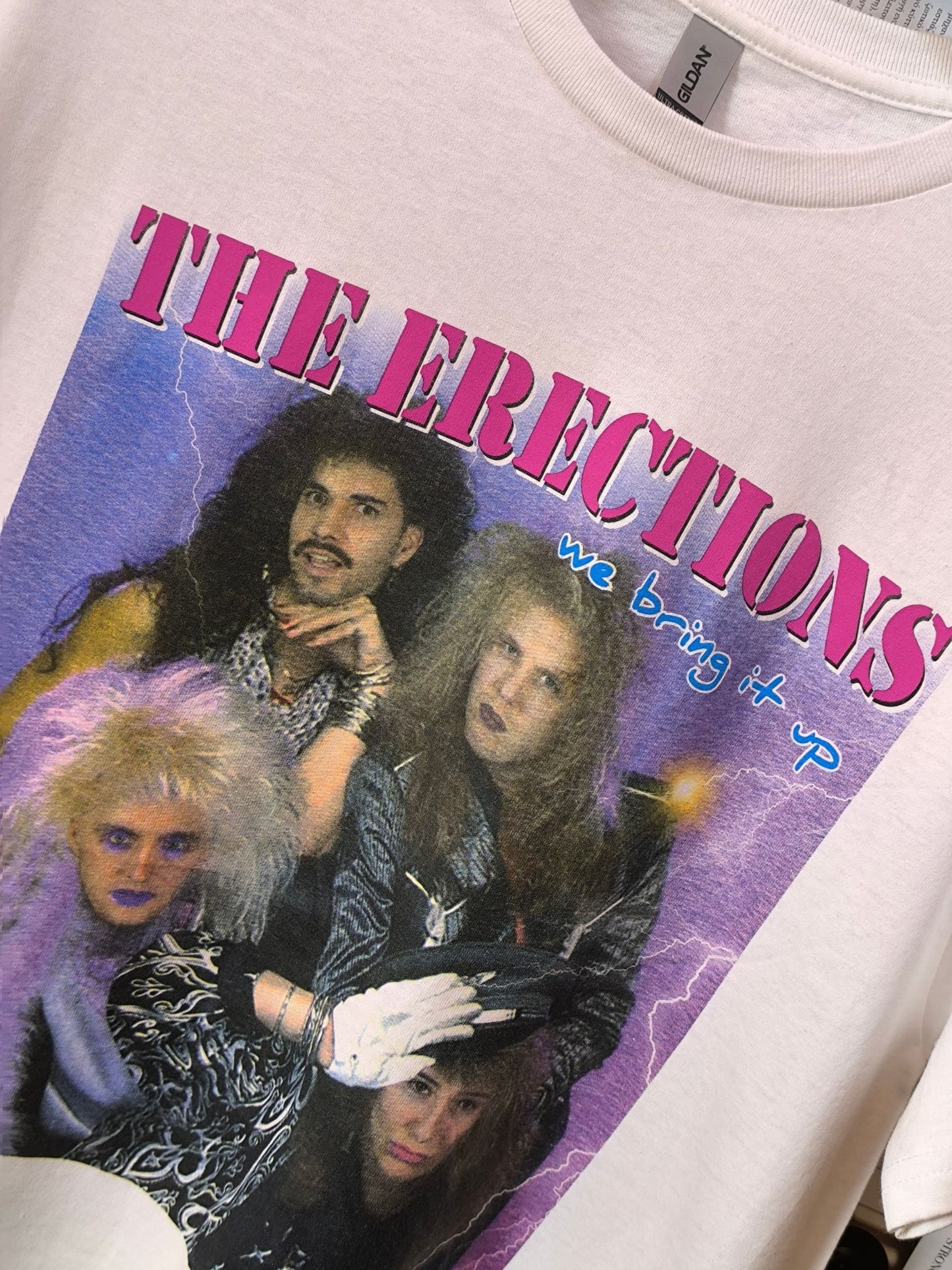 The Erections “We Bring It Up” Band Graphic T-Shirt