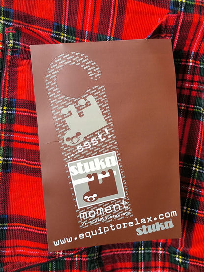 Deadstock STUKA Y2K Wide Leg / Baggy Tartan Corduroy Cargo Pants
90s – Early 2000s Original Streetwear